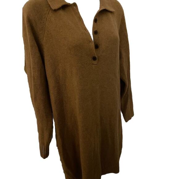 Gap Sweater Long Carme Brown Size Med Long Sweater Or Tunic - Picture 1 of 3